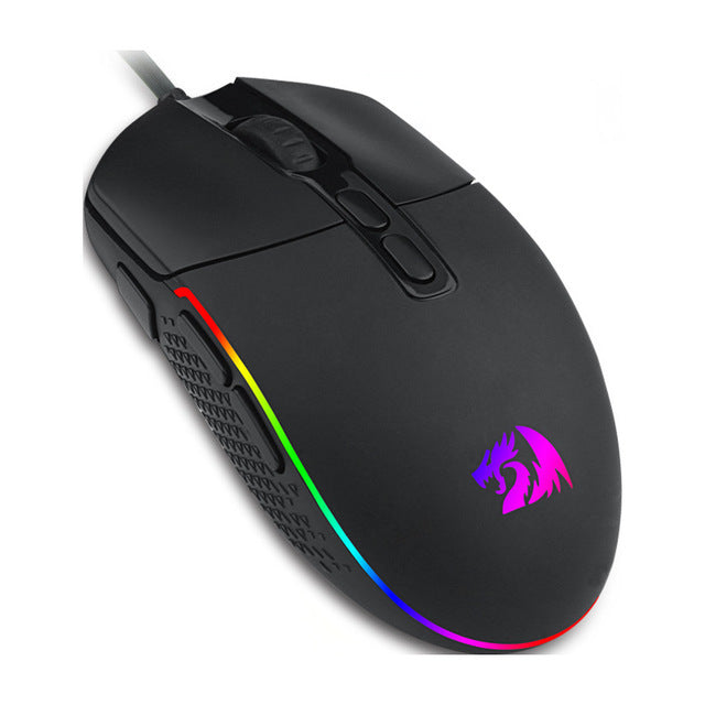 Ergonomic Gaming Mouse with RGB Lights – High Precision, Adjustable DPI, Wired/Wireless, Ideal for FPS, MOBA, MMO, and PC/Laptop Gaming
