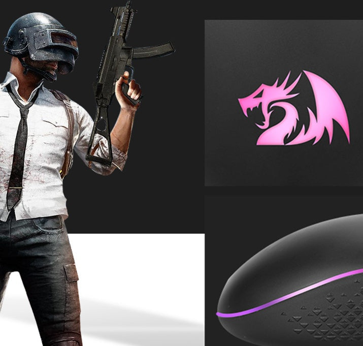 Ergonomic Gaming Mouse with RGB Lights – High Precision, Adjustable DPI, Wired/Wireless, Ideal for FPS, MOBA, MMO, and PC/Laptop Gaming