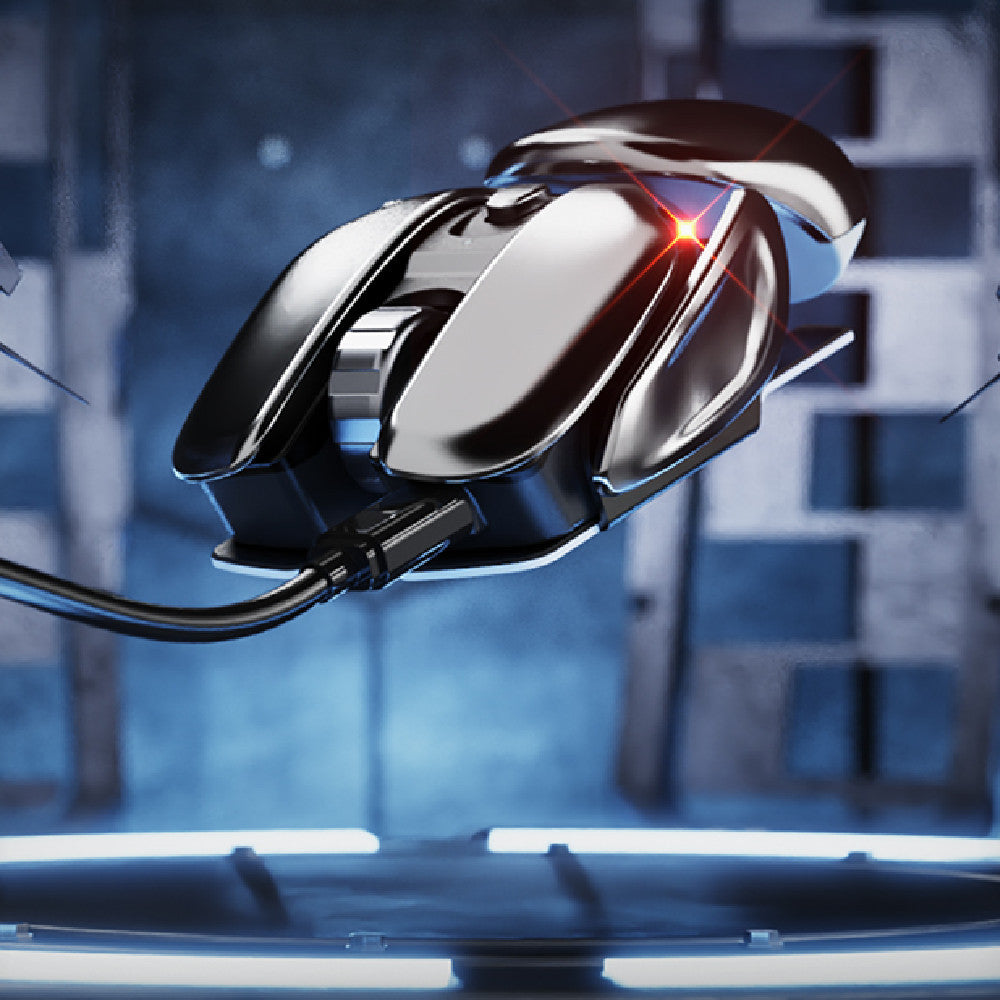 Wireless Silent Esports Gaming Mouse – High Precision, Adjustable DPI, Ergonomic Design, RGB Lights, Rechargeable for PC, Laptop, and Competitive Gaming