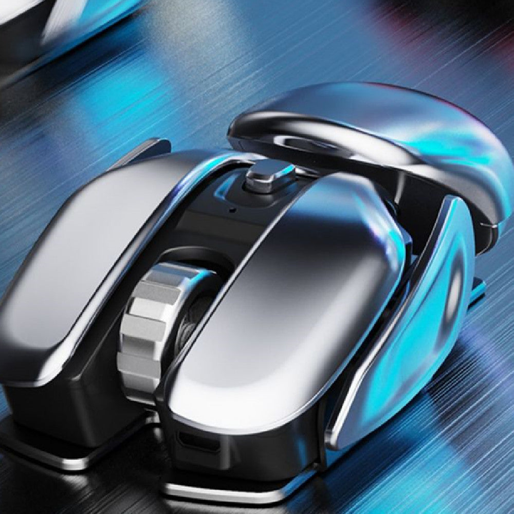 Wireless Silent Esports Gaming Mouse – High Precision, Adjustable DPI, Ergonomic Design, RGB Lights, Rechargeable for PC, Laptop, and Competitive Gaming