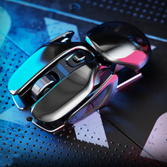 Wireless Silent Esports Gaming Mouse – High Precision, Adjustable DPI, Ergonomic Design, RGB Lights, Rechargeable for PC, Laptop, and Competitive Gaming